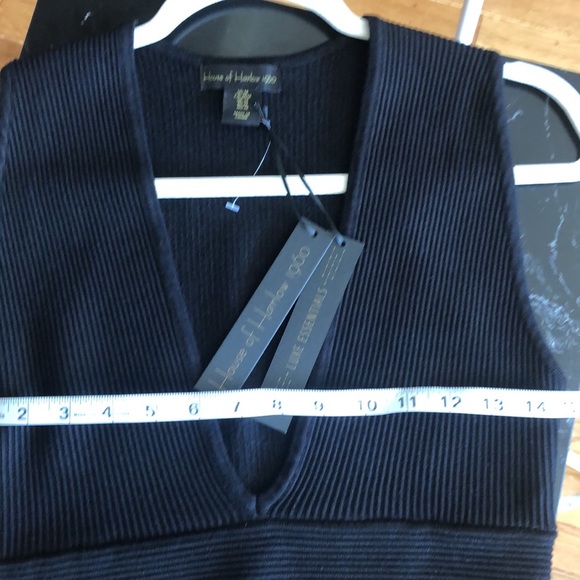 🖤NWT House Of Harlow Luxe Essential Sleeveless Top Plunged V-Neck-Women M - Picture 14 of 15